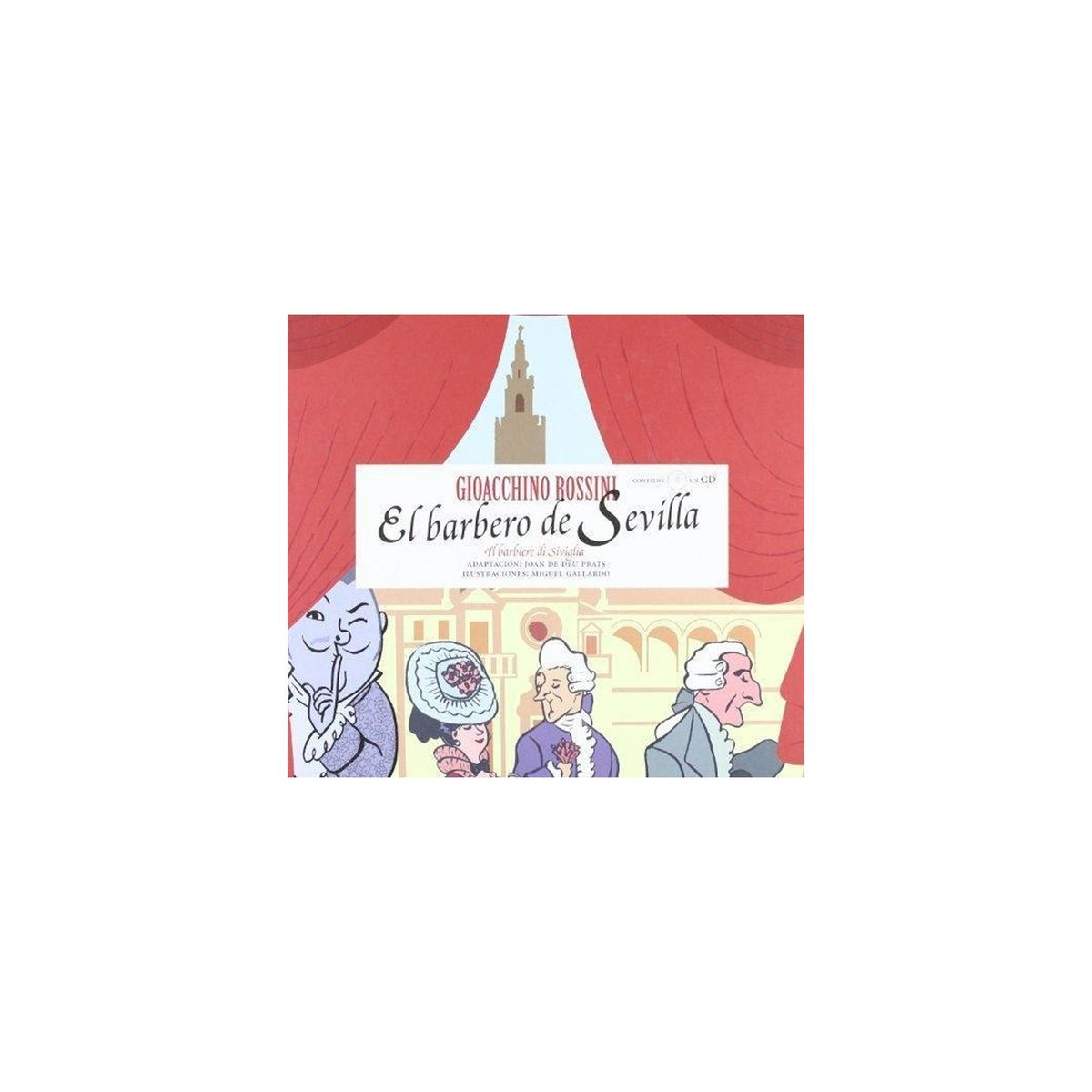 TOP10BOOKS - LIBRO El Barbero De Sevilla + Cd - El Barbero De Sevilla + CD