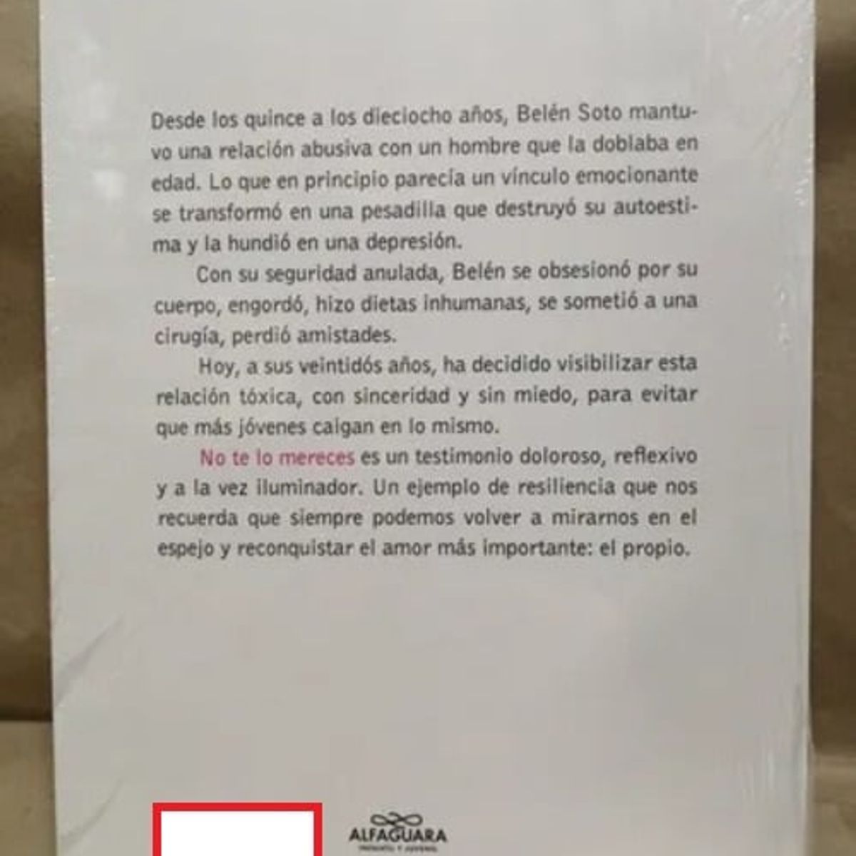 TOP10BOOKS - LIBRO No Te Lo Mereces - No Te Lo Mereces