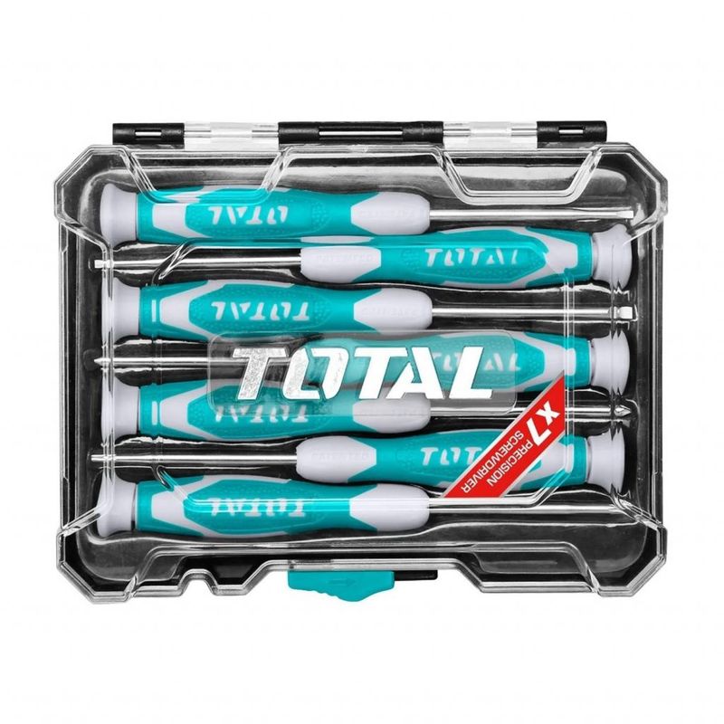 TOTAL TOOLS - Destornillador De Precisión Set 7 Piezas
