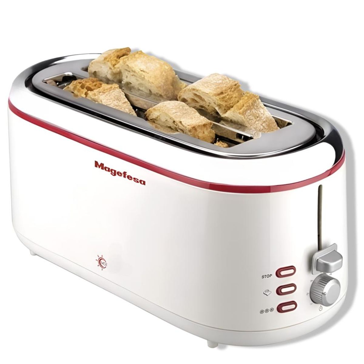 MAGEFESA - Tostador De Pan Ultra Ancho para Marraqueta Magefesa Mgf3355