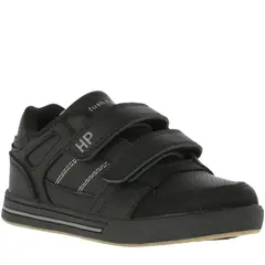 HUSH PUPPIES - Zapatilla escolar Niño Cuero Adam Negro