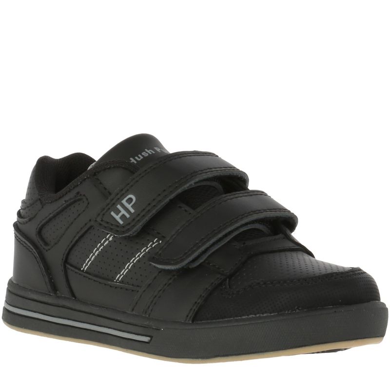 HUSH PUPPIES - Zapatilla escolar Niño Cuero Adam Negro HUSH PUPPIES