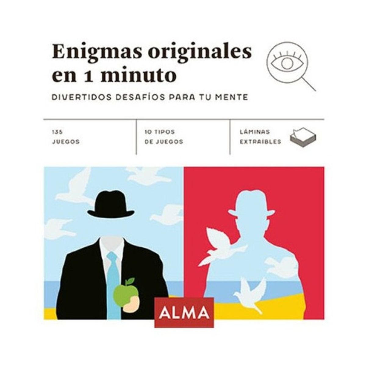 TOP10BOOKS - LIBRO Enigmas Originales En 1 Minuto - Enigmas Originales En 1 Minuto