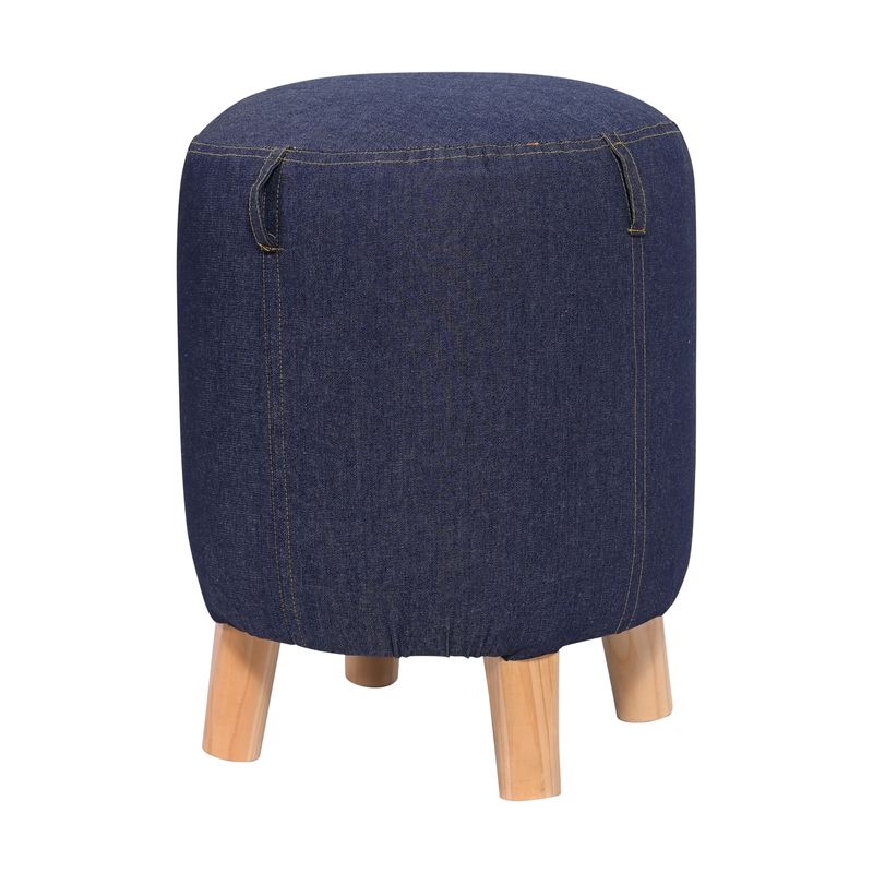 GENERICO - Pouf Bird Ayun Jeans 35x35x45 cm Máxima Design