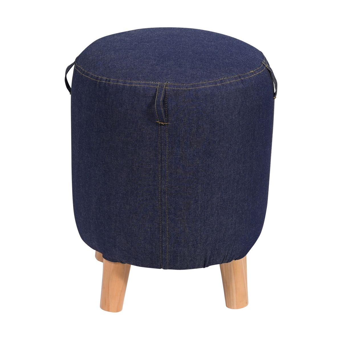 GENERICO - Pouf Bird Ayun Jeans 35x35x45 cm Máxima Design