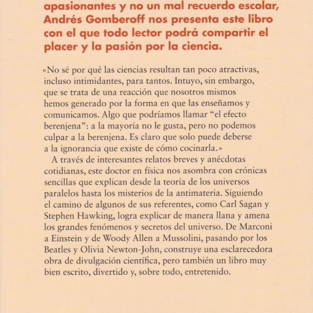 TOP10BOOKS - LIBRO Física Y Berenjenas - Física Y Berenjenas