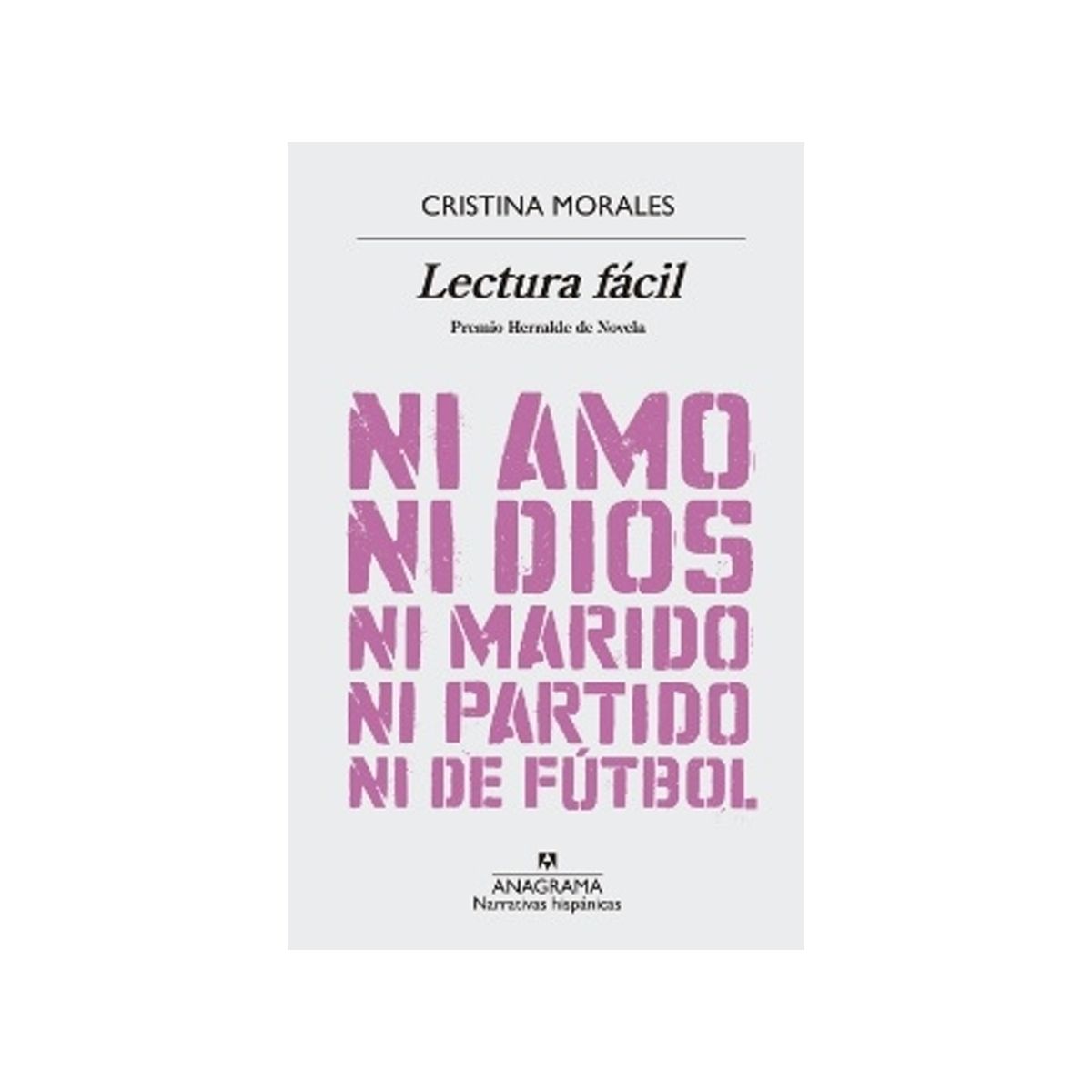 TOP10BOOKS - Libro LECTURA FACIL. NI AMO, NI DIOS, NI MARIDO, NI PARTIDO DE FUTBOL