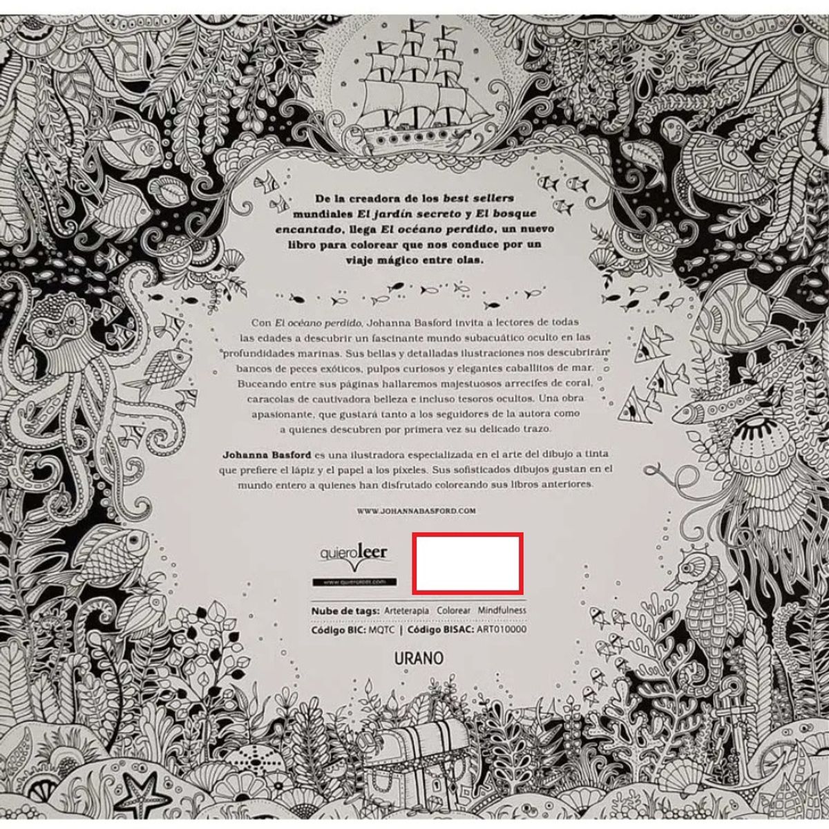 TOP10BOOKS - Libro EL OCEANO PERDIDO. UNA AVENTURA PARA COLOREAR