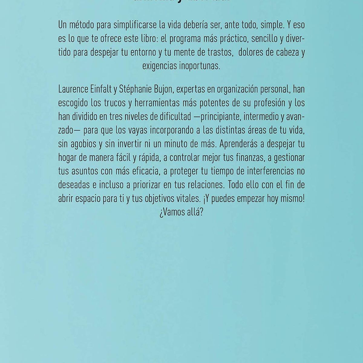 TOP10BOOKS - LIBRO Simplificarse La Vida - Simplificarse La Vida