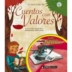 TOP10BOOKS - Libro EL GRAN LIBRO DE CUENTOS CON VALORES (REALIDAD AUMENTADA)