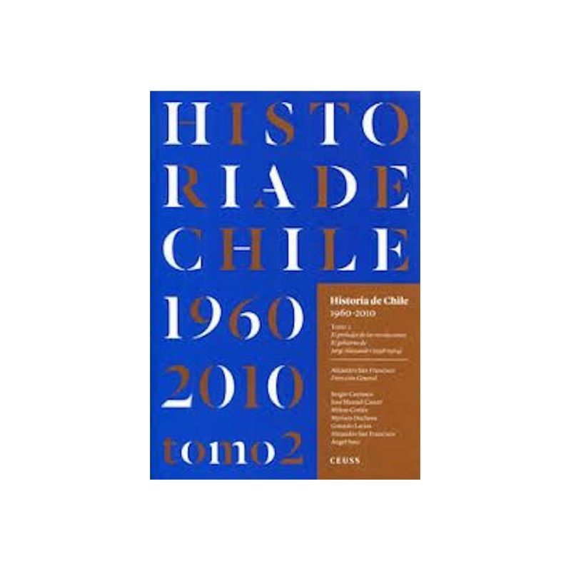 TOP10BOOKS - Libro HISTORIA DE CHILE 1960- 2010 TOMO 2 (TAPA DURA)