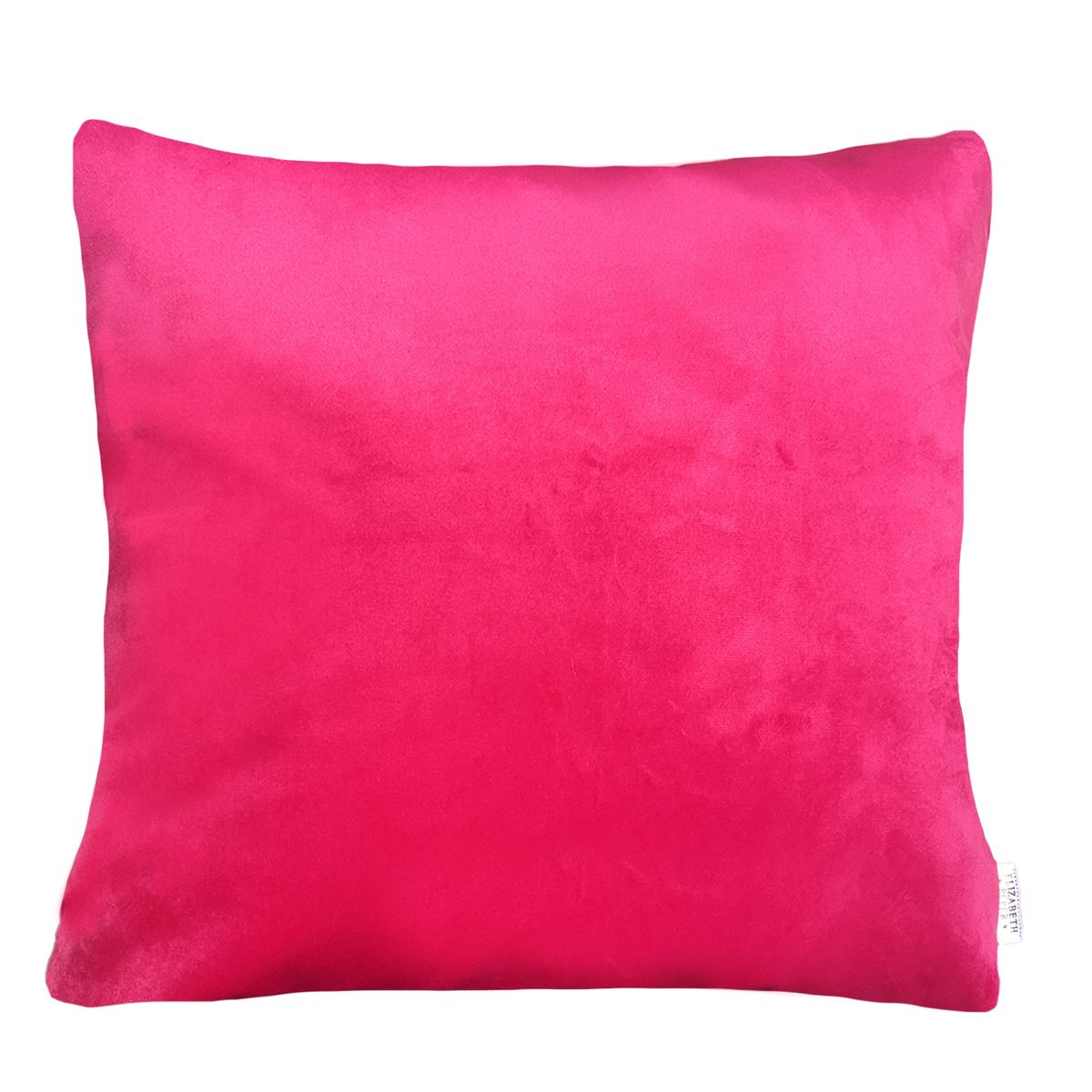 ELIZABETH PEPER - FUNDA COJIN DECORATIVO DISEÑO SUAVE ROSA FUCSIA 45X45.