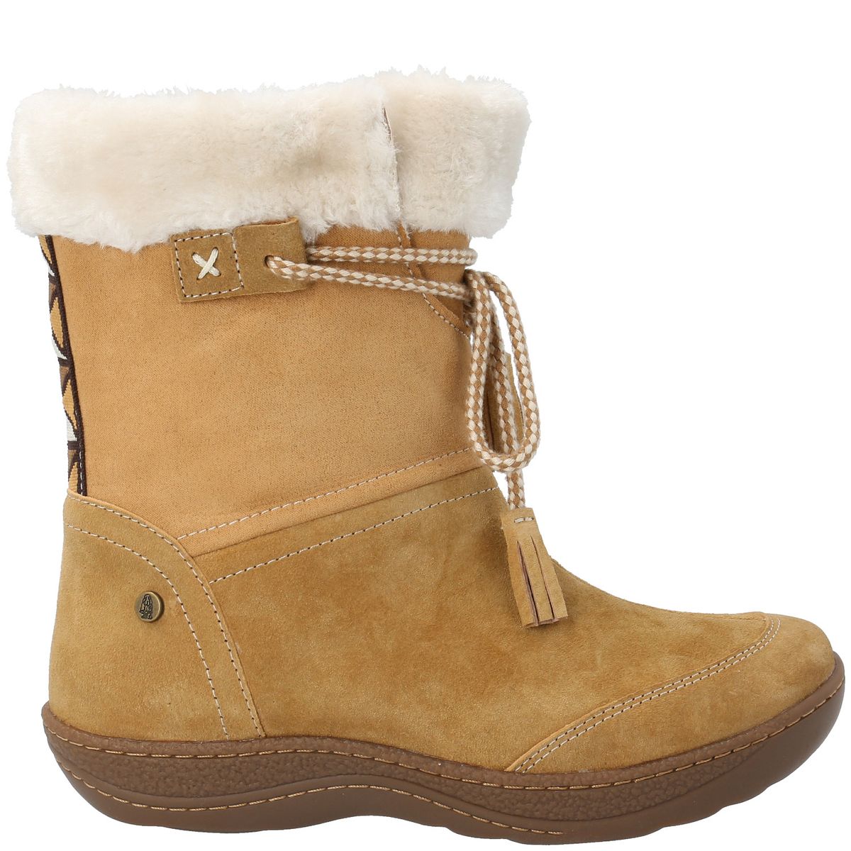 HUSH PUPPIES - Bota Cuero Niña Lakey-K Café [26 - 29] HUSH PUPPIES