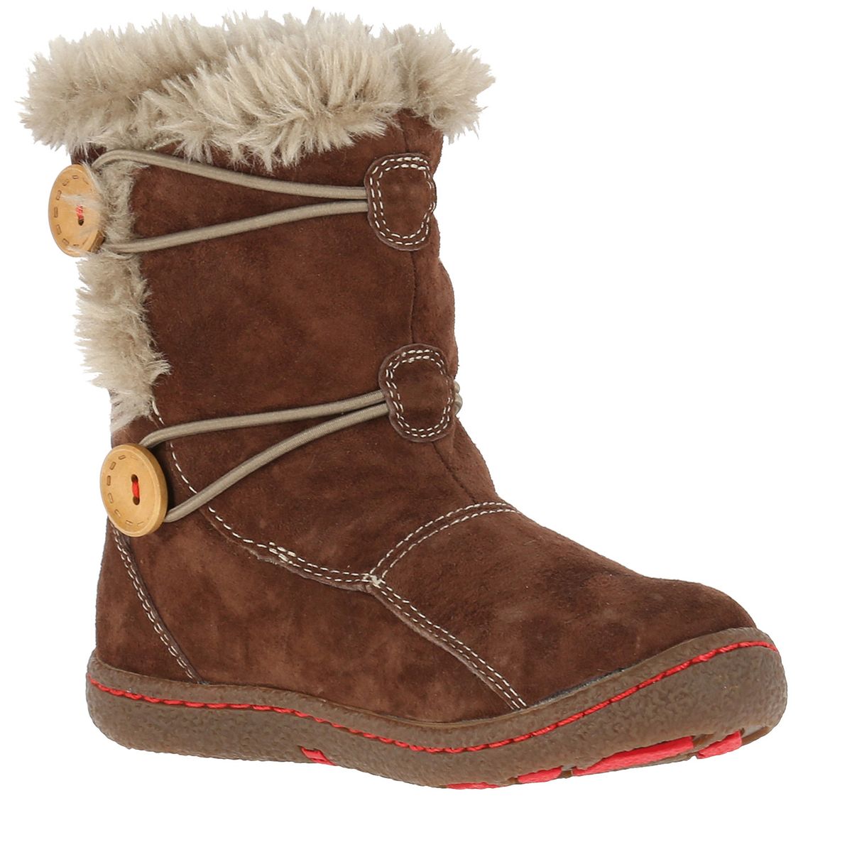 HUSH PUPPIES - Bota Cuero Niña New Dakota Café HUSH PUPPIES.