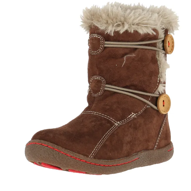 HUSH PUPPIES - Bota Cuero Niña New Dakota Café HUSH PUPPIES.