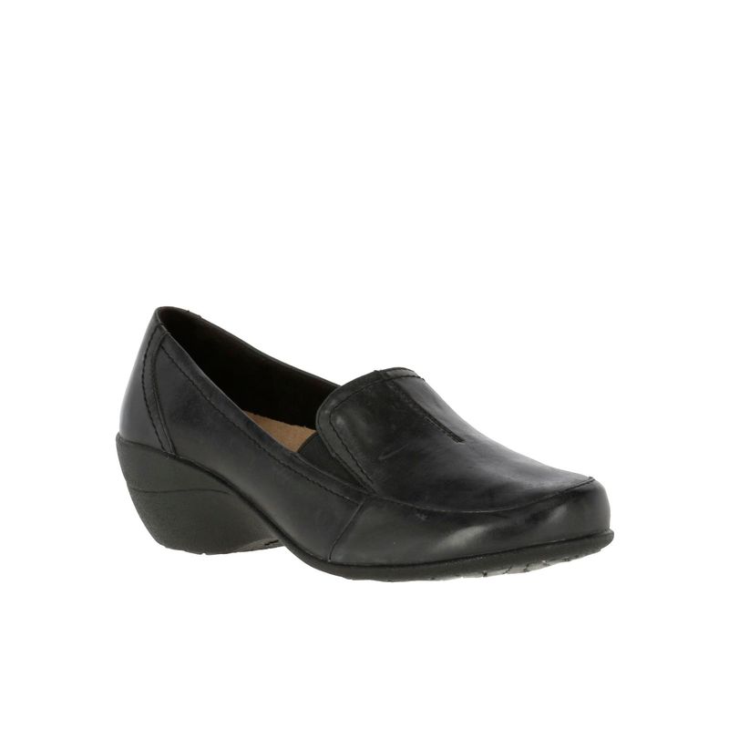 HUSH PUPPIES - Zapato Mujer Cuero Kana Slip On Negro HUSH PUPPIES
