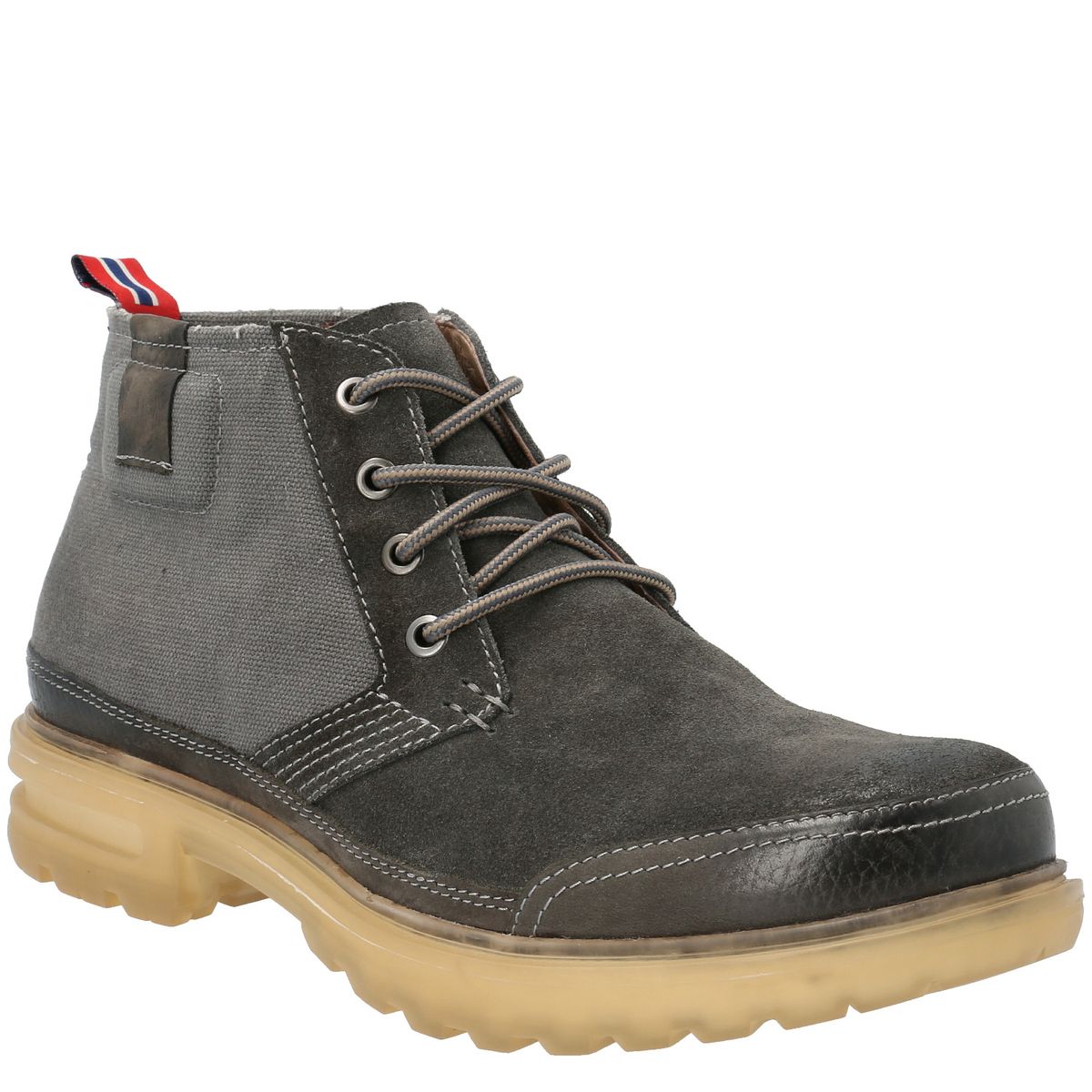 HUSH PUPPIES - Botín Botín cuero hombre hidra gris HUSH PUPPIES.