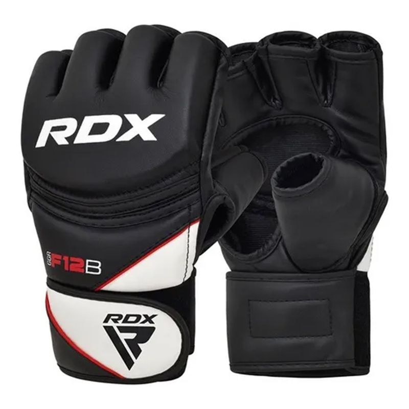 RDX - Guantillas MMA F12 Open Palm Grappling Training - GGR-F12 - Negro XL