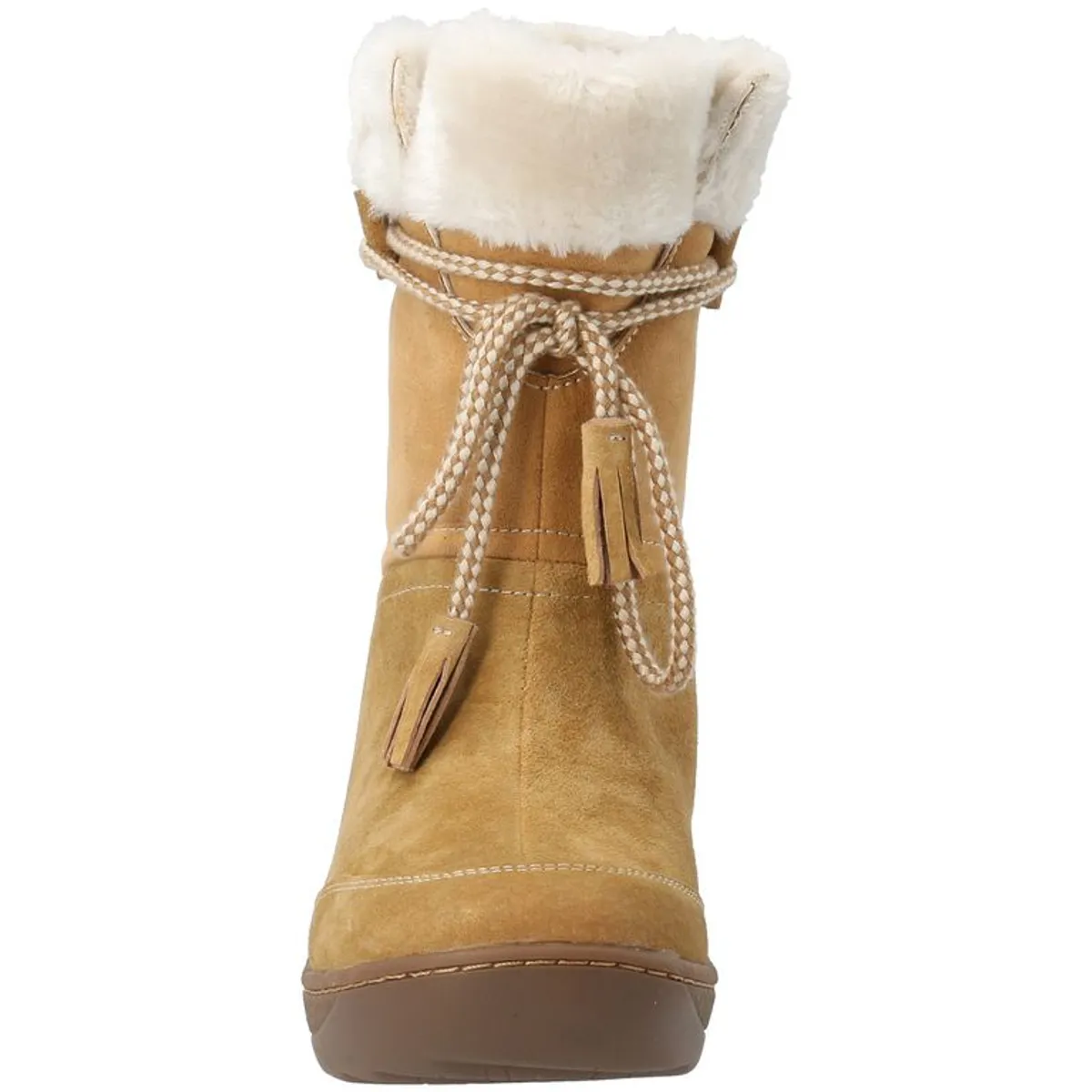 HUSH PUPPIES - Bota Cuero Niña Lakey-K Café [30 - 36] HUSH PUPPIES