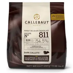 CALLEBAUT - Chocolate Semi Amargo 54 Cacao 400grs