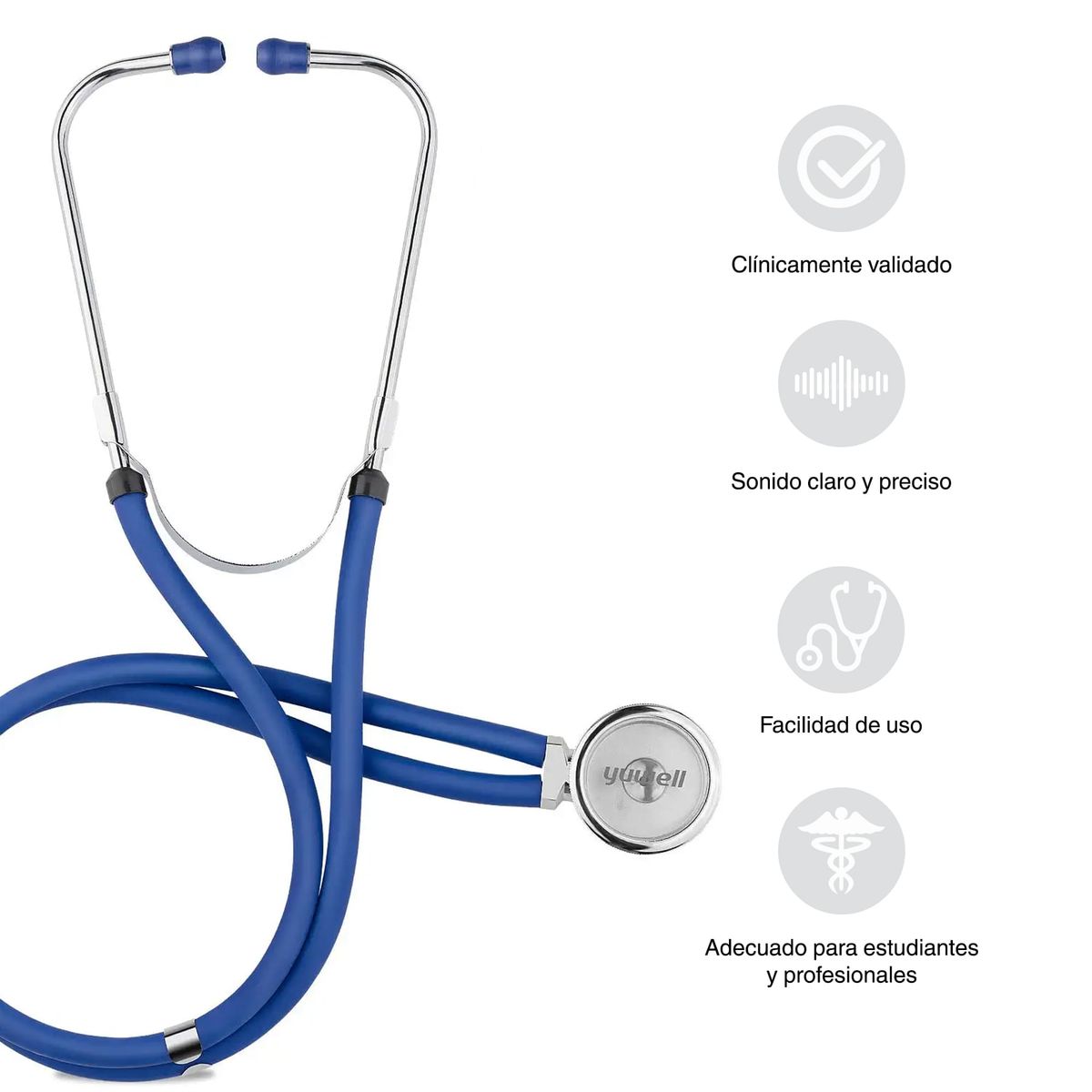 YUWELL - YUWELL Fonendoscopio  Estetoscopio Rappaport Multifuncional Neonatal Pediatrico y Adulto