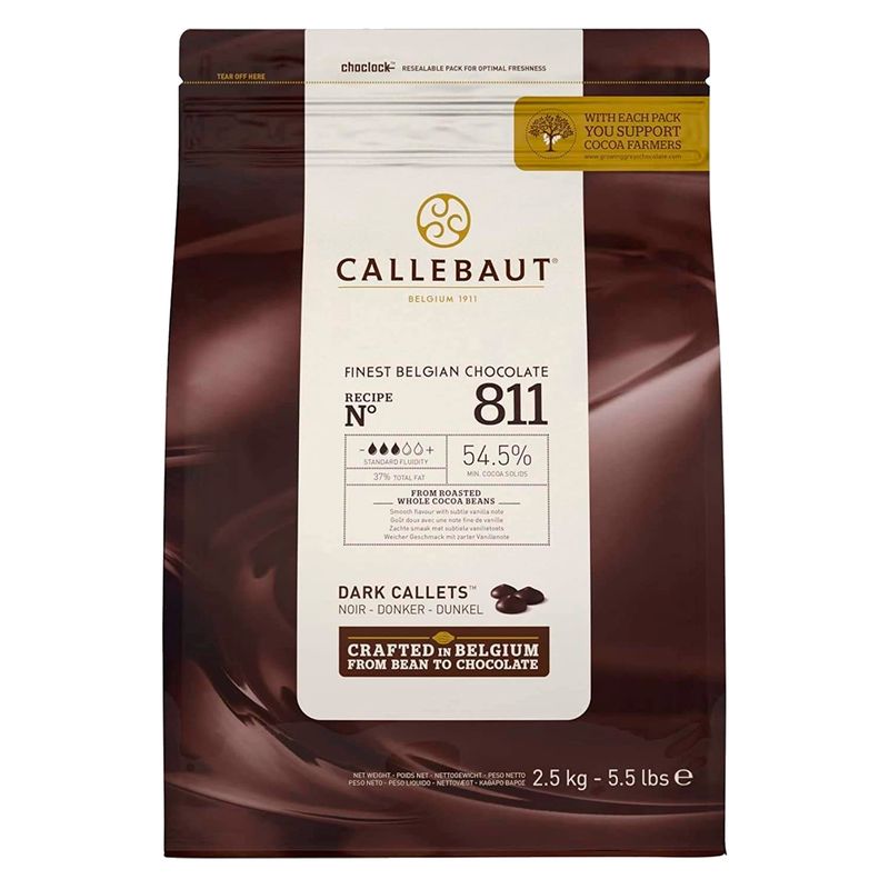 CALLEBAUT - Chocolate Semi Amargo 54 Cacao 1Kg