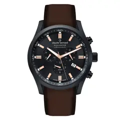 CLAUDE BERNARD - Reloj Cronógrafo Cafe Hombre