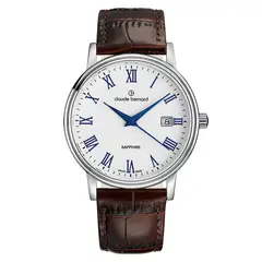 CLAUDE BERNARD - Reloj Classic Roman Numeral Hombre