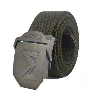 Imagen 2 del producto Cinturón Hombre Correa Lona Hebilla Metálica