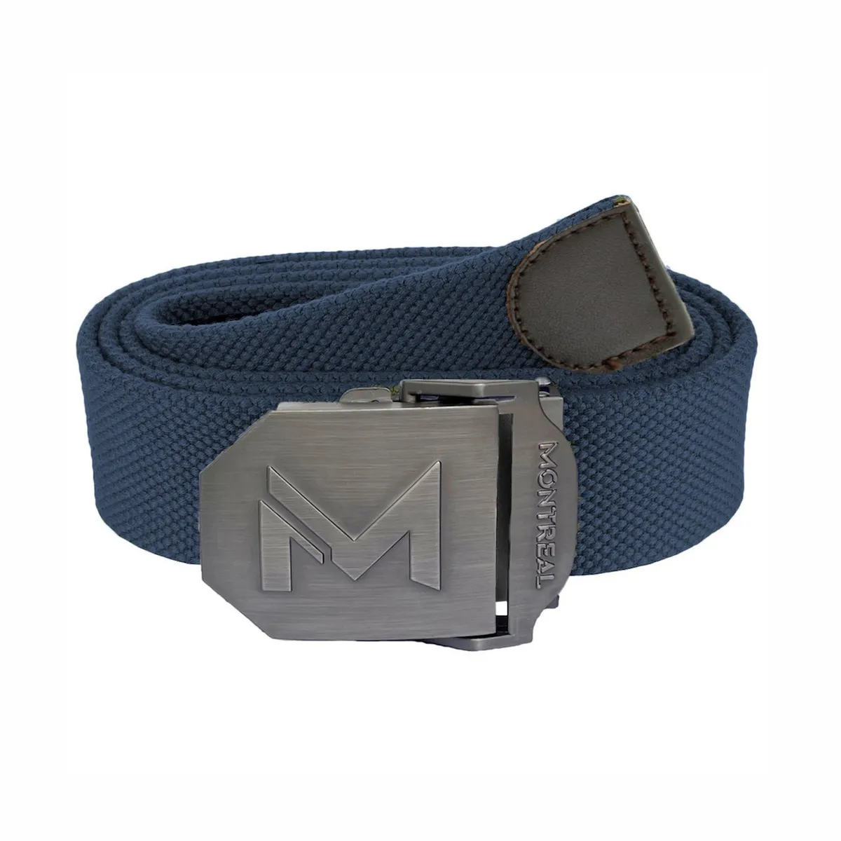 MONTREAL - Cinturón Hombre Correa Lona Hebilla Metálica Montreal