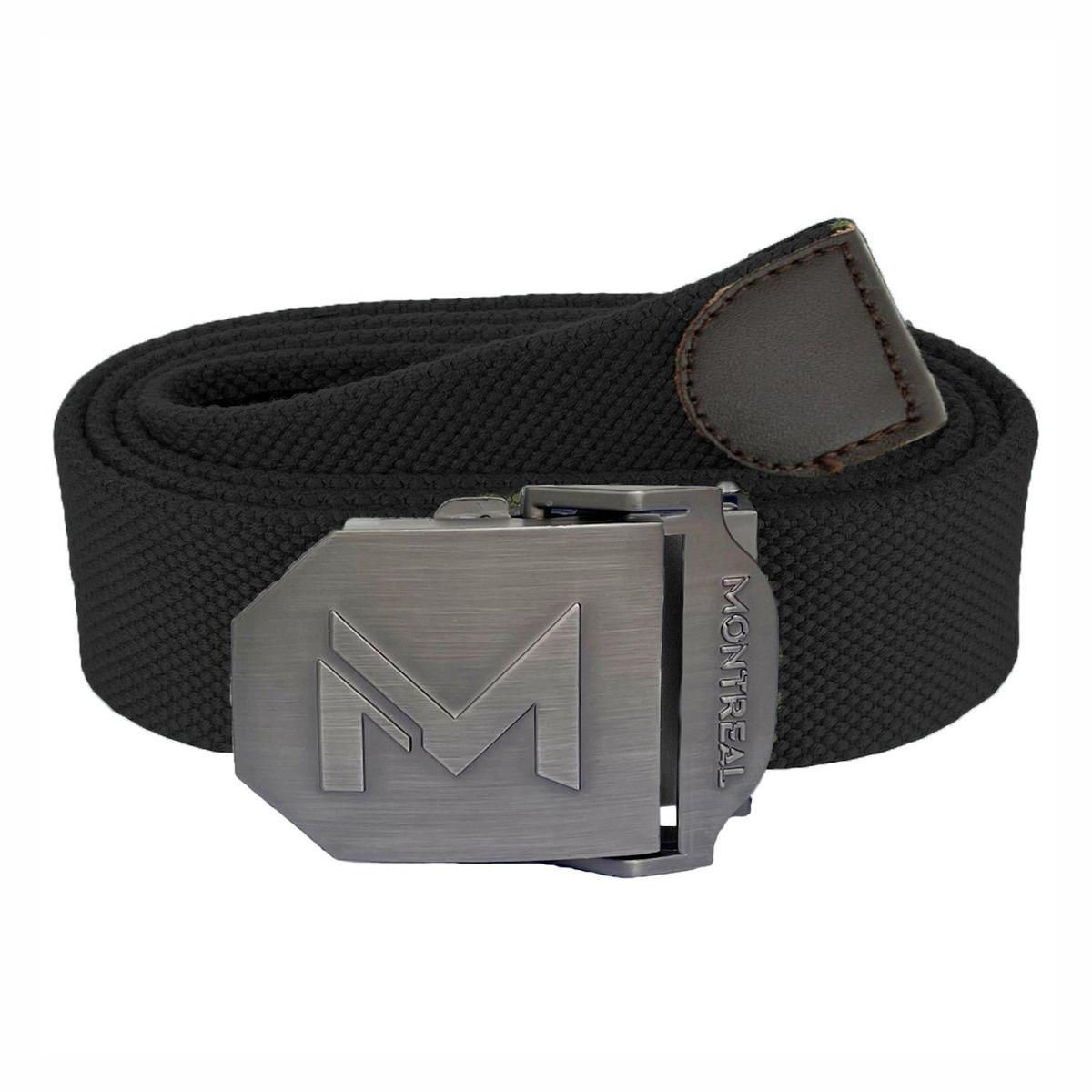 MONTREAL - Cinturón Hombre Correa Lona Hebilla Metálica Montreal