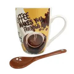 MALLORCA - Tazón Decorativo con Cuchara Friendly 2 Pzas