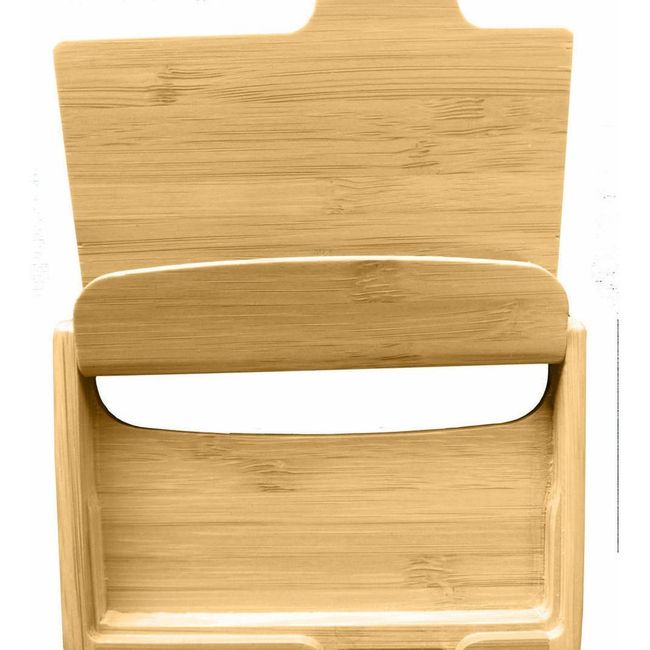 IMPORTCLICK - Tarjetero De Bambú Para Oficina Ecológico