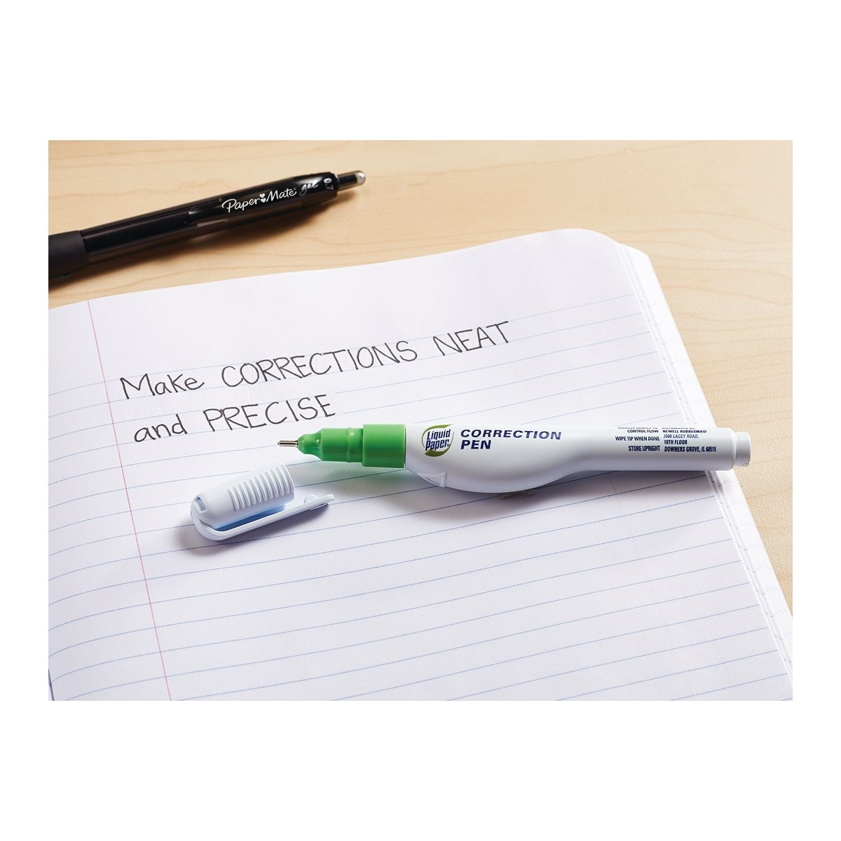 PAPER MATE - Lápiz Corrector Liquid Paper 7ml Set x12