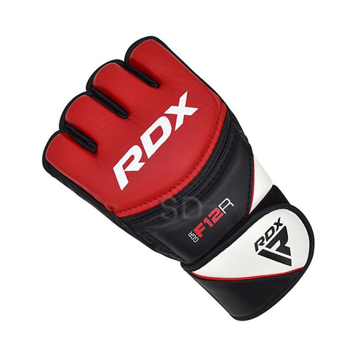 RDX - Guantillas MMA F12 Open Palm Grappling Training - GGR-F12 - Rojo L