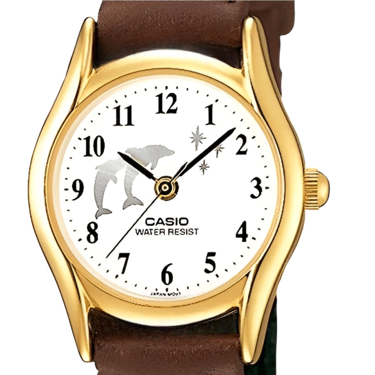 CASIO - Reloj Casio de Mujer Cuero Golden Edition Ltp-1094Q-7B9Rdf - Café
