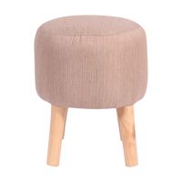 Pouf Bird Beige Omega 35x35x45 cm Máxima Design