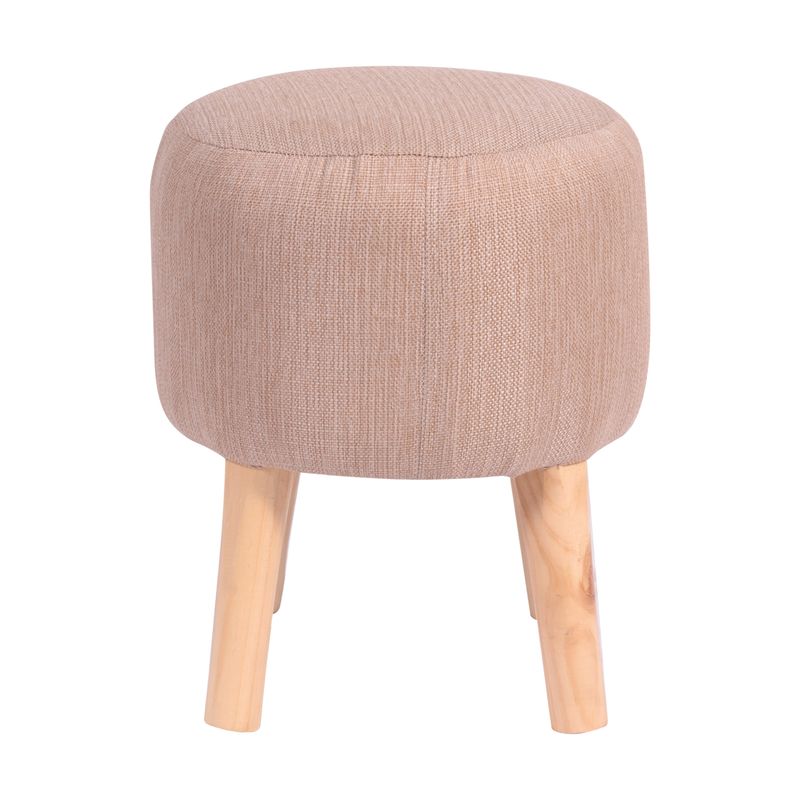 GENERICO - Pouf Bird Beige Omega 35x35x45 cm Máxima Design