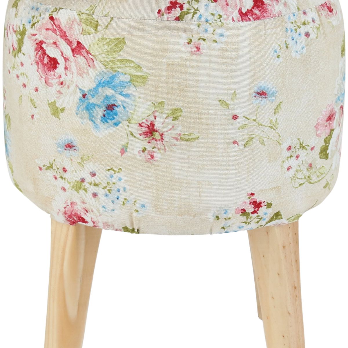 GENERICO - Pouf Bird Flores Estampado 35x35x45 cm Máxima Design