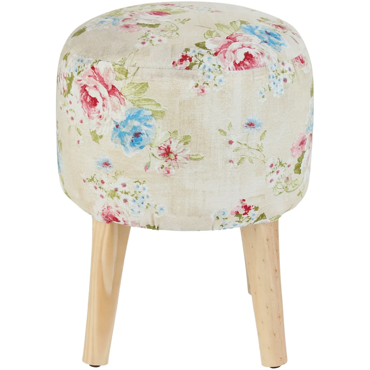 GENERICO - Pouf Bird Flores Estampado 35x35x45 cm Máxima Design