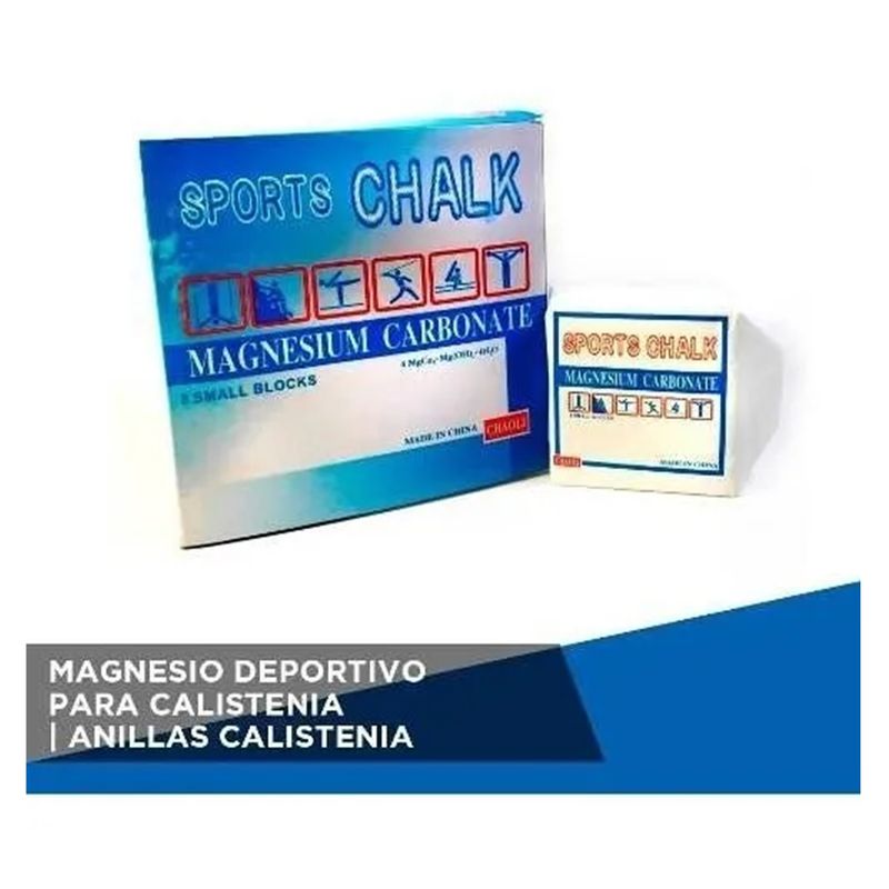 GENERICO - Magnesio para calistenia caja 8x unidades