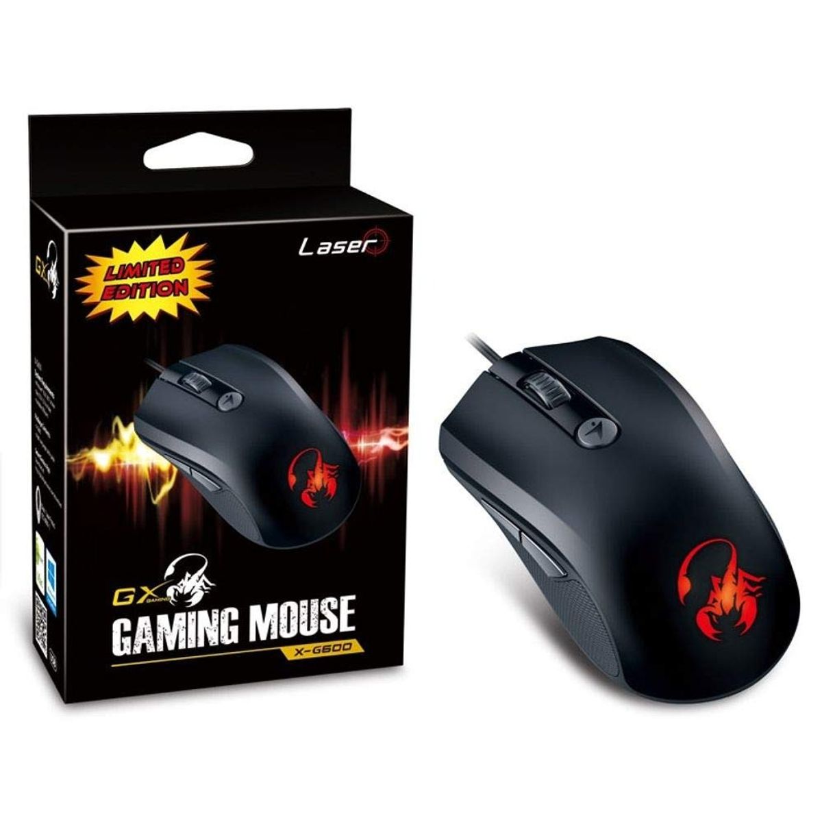 GENIUS - Mouse Gamer Laser Genius X-G600 Pro Gx Gaming