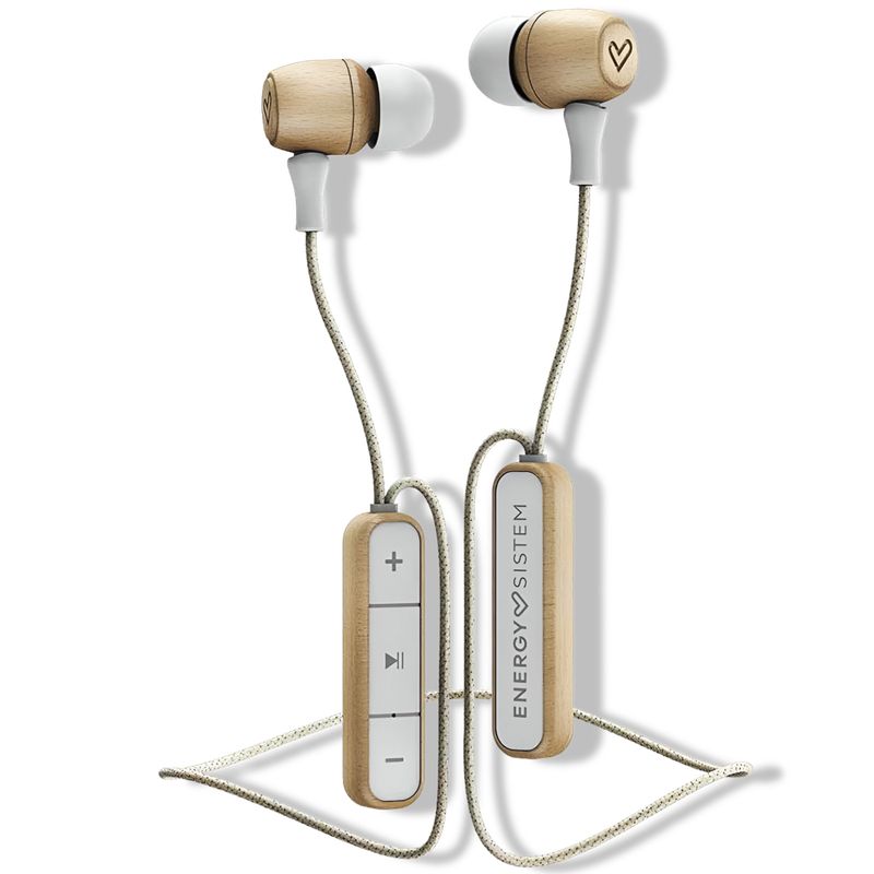 ENERGY SISTEM - Audífonos de Madera Energy Sistem Bluetooth ECO Friendly - Blanco