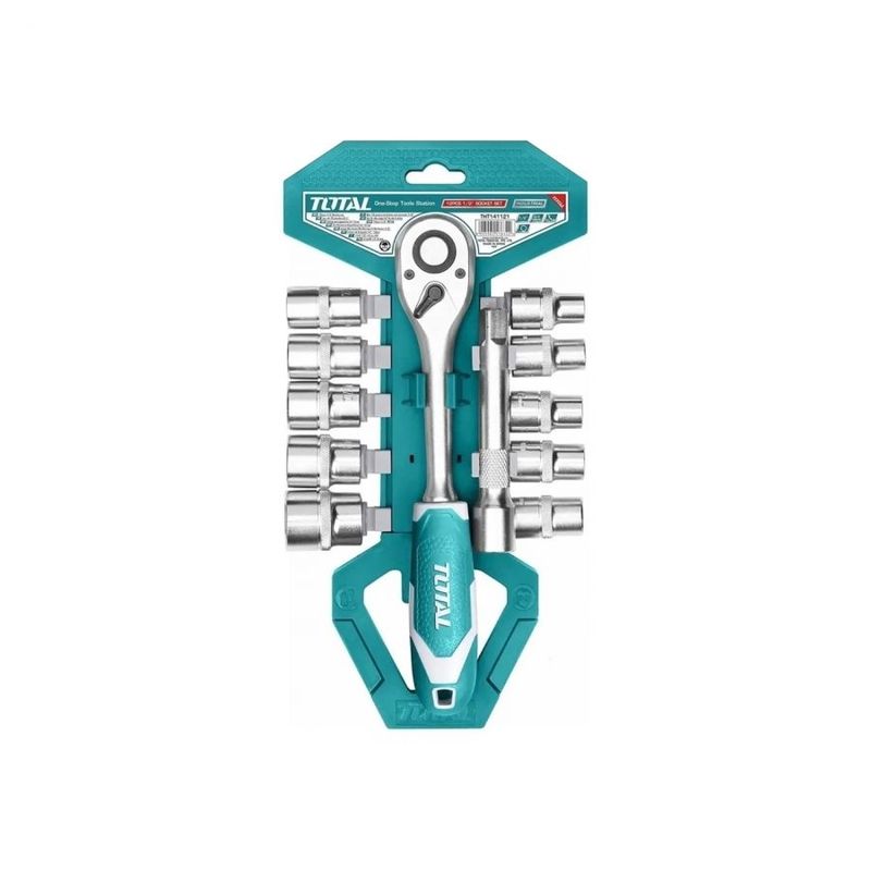 TOTAL TOOLS - Juego De Dados Por 12 Pcs 1/2″