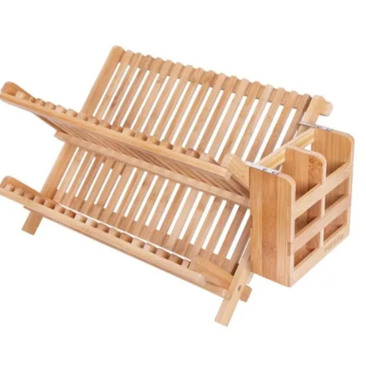 ESHOPANGIE - Organizador Escurridor De Platos De Bambú