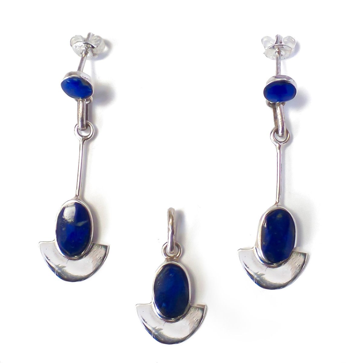 COGGIOLA - Set Lapislázuli Ovalado Plata Fina 950