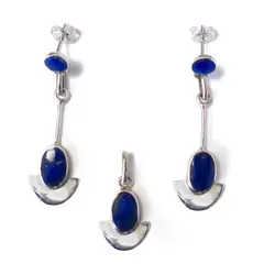 ANDREA COGGIOLA JOYAS - Set Lapislázuli Plata Fina 925
