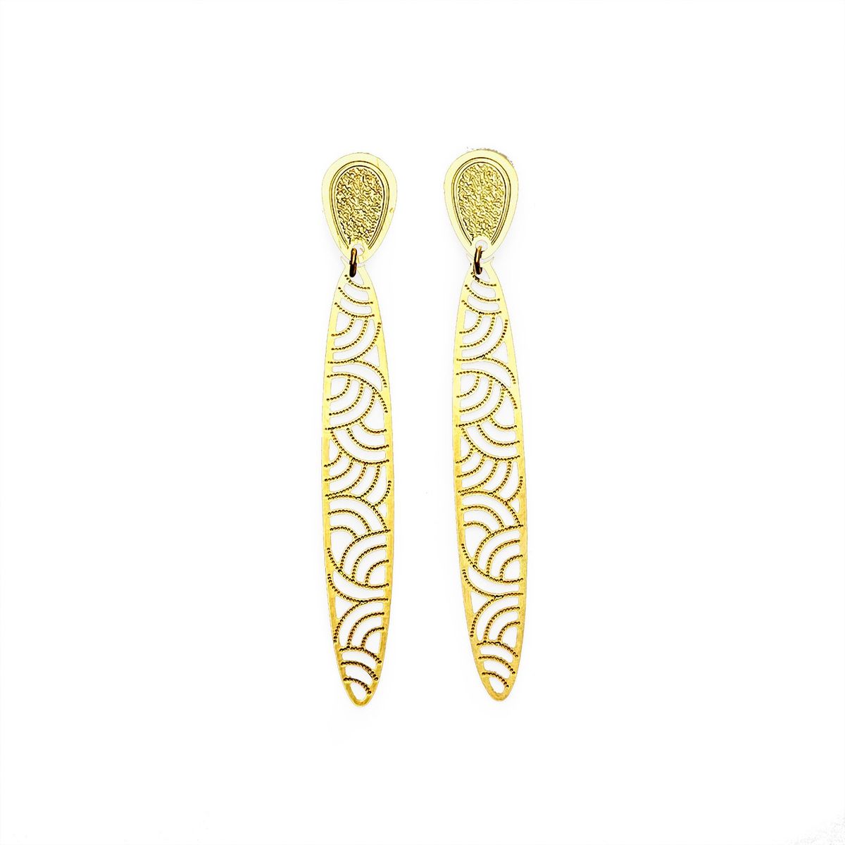 COGGIOLA - Aros Olimpia Enchapado Oro 18K