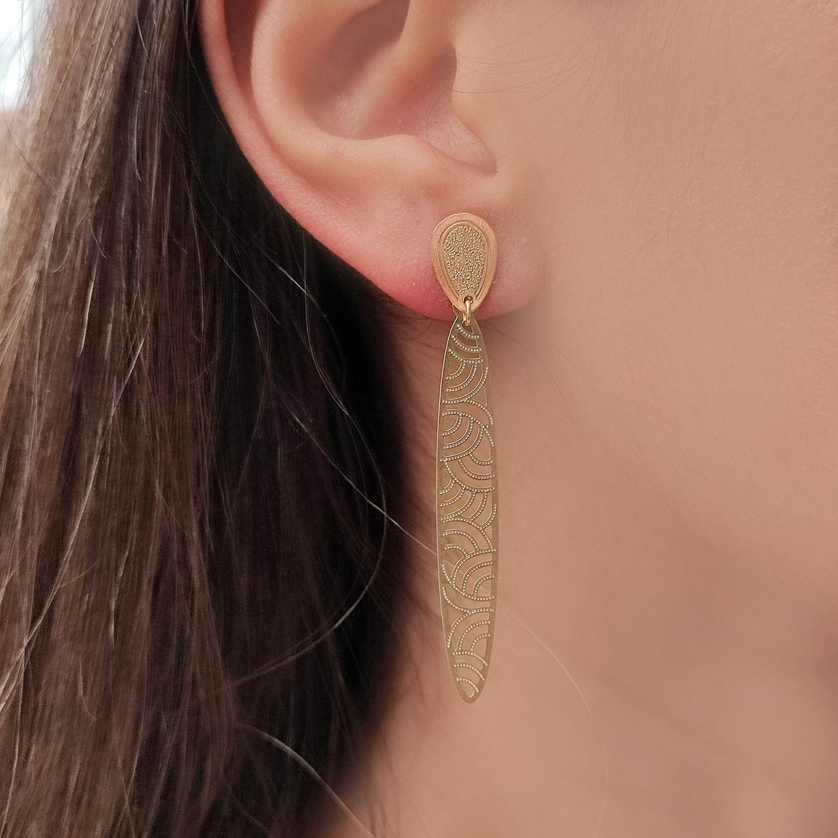 COGGIOLA - Aros Olimpia Enchapado Oro 18K