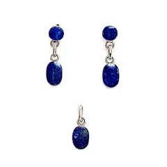 ANDREA COGGIOLA JOYAS - Set Lapislázuli Plata Fina 925